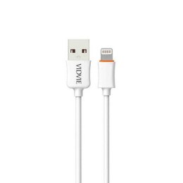 Kabel VIDVIE CB443-3 USB/iPhone 2.4A, 3m biały