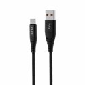 Kabel VIDVIE CB491 NYLON USB/Type C 2.4A, 2m czarny