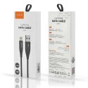 Kabel VIDVIE CB491 NYLON USB/iPhone 2.4A, 1.2m czarny