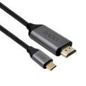 Kabel VIDVIE HD01 Type-C/HDMI 2m szary