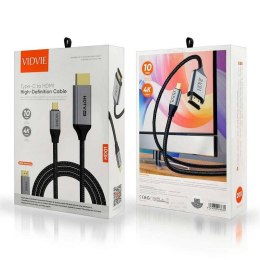 Kabel VIDVIE HD01 Type-C/HDMI 2m szary