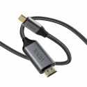 Kabel VIDVIE HD01 Type-C/HDMI 2m szary