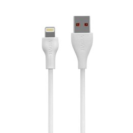 Ładowarka sieciowa VIDVIE PLE245 2xUSB + kabel Iphone 2.4A biały