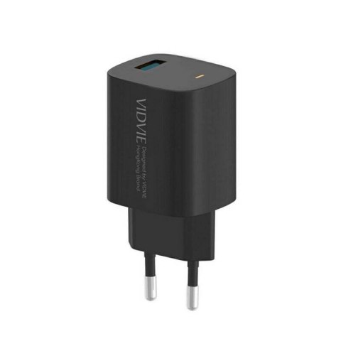 Ładowarka sieciowa VIDVIE PLE249 1xUSB + kabel Micro 3A 18W QC 3.0 czarny