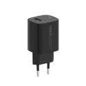 Ładowarka sieciowa VIDVIE PLE249 1xUSB + kabel Micro 3A 18W QC 3.0 czarny