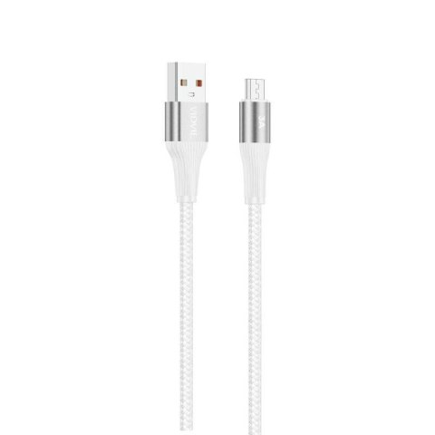 Kabel VIDVIE CB4038 USB/Micro 3A, 1m biały