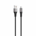 Kabel VIDVIE CB4038 USB/Micro 3A, 2m czarny