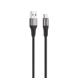 Kabel VIDVIE CB4038 USB/Type C 3A, 1m czarny