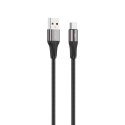 Kabel VIDVIE CB4038 USB/Type C 3A, 2m czarny