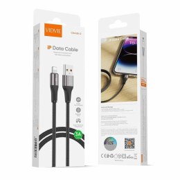 Kabel VIDVIE CB4038 USB/iPhone 3A, 2m czarny