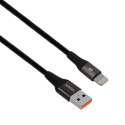 Kabel VIDVIE CB4038 USB/iPhone 3A, 1m czarny