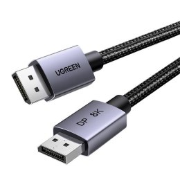 Kabel DisplayPort 1.4 1m 8K 60Hz 32.4Gbps UGREEN DP120 czarny