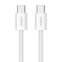 Kabel szybkiego ładowania USB-C do USB-C Baseus Superior 2 100W 1m (biały)