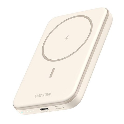 Powerbank Magnetyczny 5000mAh 15W USB-C UGREEN PB560 beżowy