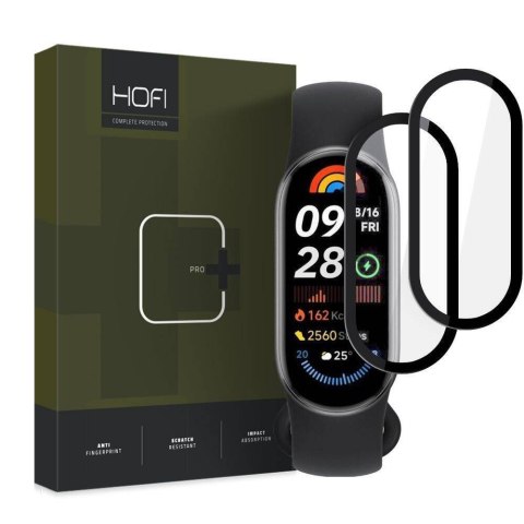 Szkło Hybrydowe XIAOMI SMART BAND 9 / 9 NFC Hofi Hybrid Pro+ 2-pack czarne