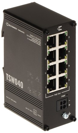 SWITCH PRZEMYSŁOWY POE TSW040 8-PORTOWY Teltonika