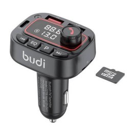 Transmiter FM Budi z ładowarką 42W, Bluetooth 5.0,