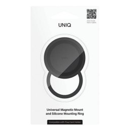 UNIQ Flixa Magnetic Base magnetyczna baza do montażu czarny/jet black