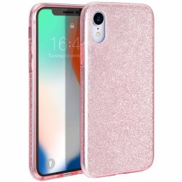 Etui IPHONE 16 PLUS Brokat Glitter różowe