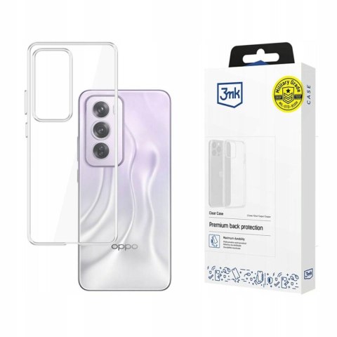 Etui OPPO RENO 12 3mk Clear Case transparentne