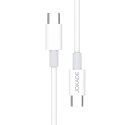 Kabel 1m PD60W (USB-C - USB-C) Ładowanie i Transfer Danych Jokade Qingya (JA016) biały