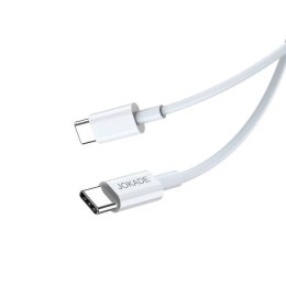 Kabel 1m PD60W (USB-C - USB-C) Ładowanie i Transfer Danych Jokade Qingya (JA016) biały