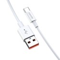 Kabel 1m (USB - USB-C) Ładowanie i Transfer Danych Jokade Smart Charging Qingya (JA016) biały