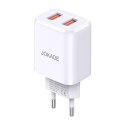 Ładowarka Sieciowa 5V/3A (2x USB) Jokade Tongshun Dual Port Smart EU Charger (JB025) biała