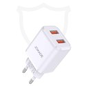 Ładowarka Sieciowa 5V/3A (2x USB) Jokade Tongshun Dual Port Smart EU Charger (JB025) biała