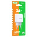 Ładowarka Sieciowa 5V/3A (2x USB) Jokade Tongshun Dual Port Smart EU Charger (JB025) biała