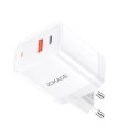 Ładowarka Sieciowa PD30W + QC3.0 (1x USB-C, 1x USB) Jokade Guangfeng (JB081) biała