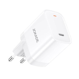 Ładowarka Sieciowa PD35W (1x USB-C) Jokade Aoyuan Single Port EU Charger (JB079) biała