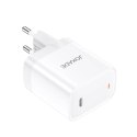 Ładowarka Sieciowa PD35W (1x USB-C) Jokade Aoyuan Single Port EU Charger (JB079) biała