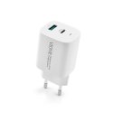 Ładowarka sieciowa VIDVIE PLE248 1xUSB + 1xType C + kabel Type C/iPhone 3A PD 20W biały