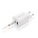 Ładowarka sieciowa VIDVIE PLE248 1xUSB + 1xType C + kabel Type C/iPhone 3A PD 20W biały