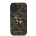 Oryginalne Etui IPHONE 16 Guess Hardcase 4G Big Logo (GUHCP16S4GMGBR) brązowe