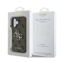 Oryginalne Etui IPHONE 16 Guess Hardcase 4G Big Logo (GUHCP16S4GMGBR) brązowe