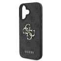 Oryginalne Etui IPHONE 16 Guess Hardcase 4G Big Logo (GUHCP16S4GMGGR) czarne