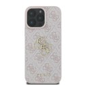 Oryginalne Etui IPHONE 16 PRO Guess Hardcase 4G Big Logo (GUHCP16L4GMGPI) różowe