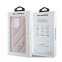 Oryginalne Etui IPHONE 16 PRO Karl Lagerfeld Hardcase Quilted Signature (KLHCP16LPQDSMGP) różowe