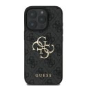 Oryginalne Etui IPHONE 16 PRO MAX Guess Hardcase 4G Big Logo (GUHCP16X4GMGGR) czarne