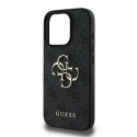 Oryginalne Etui IPHONE 16 PRO MAX Guess Hardcase 4G Big Logo (GUHCP16X4GMGGR) czarne