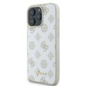 Oryginalne Etui IPHONE 16 PRO MAX Guess Hardcase Peony Script Logo MagSafe (GUHMP16XPGPYSH) białe