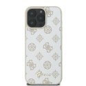 Oryginalne Etui IPHONE 16 PRO MAX Guess Hardcase Peony Script Logo MagSafe (GUHMP16XPGPYSH) białe