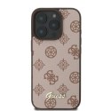 Oryginalne Etui IPHONE 16 PRO MAX Guess Hardcase Peony Script MagSafe (GUHMP16XPGPYSW) brązowe