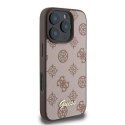 Oryginalne Etui IPHONE 16 PRO MAX Guess Hardcase Peony Script MagSafe (GUHMP16XPGPYSW) brązowe