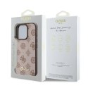 Oryginalne Etui IPHONE 16 PRO MAX Guess Hardcase Peony Script MagSafe (GUHMP16XPGPYSW) brązowe