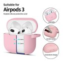 Etui APPLE AIRPODS 3 Tech-Protect Silicone Dusty różowe