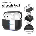 Etui APPLE AIRPODS PRO 1 / 2 Tech-Protect Silicone czarne