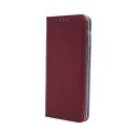 Etui IPHONE 14 PRO MAX Portfel z Klapką Skóra Ekologiczna Kabura Magnet Book burgundowe